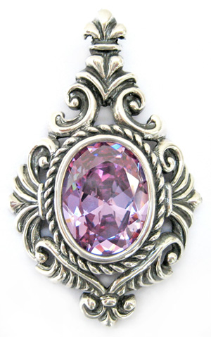 Torcello Pendant with Amethyst